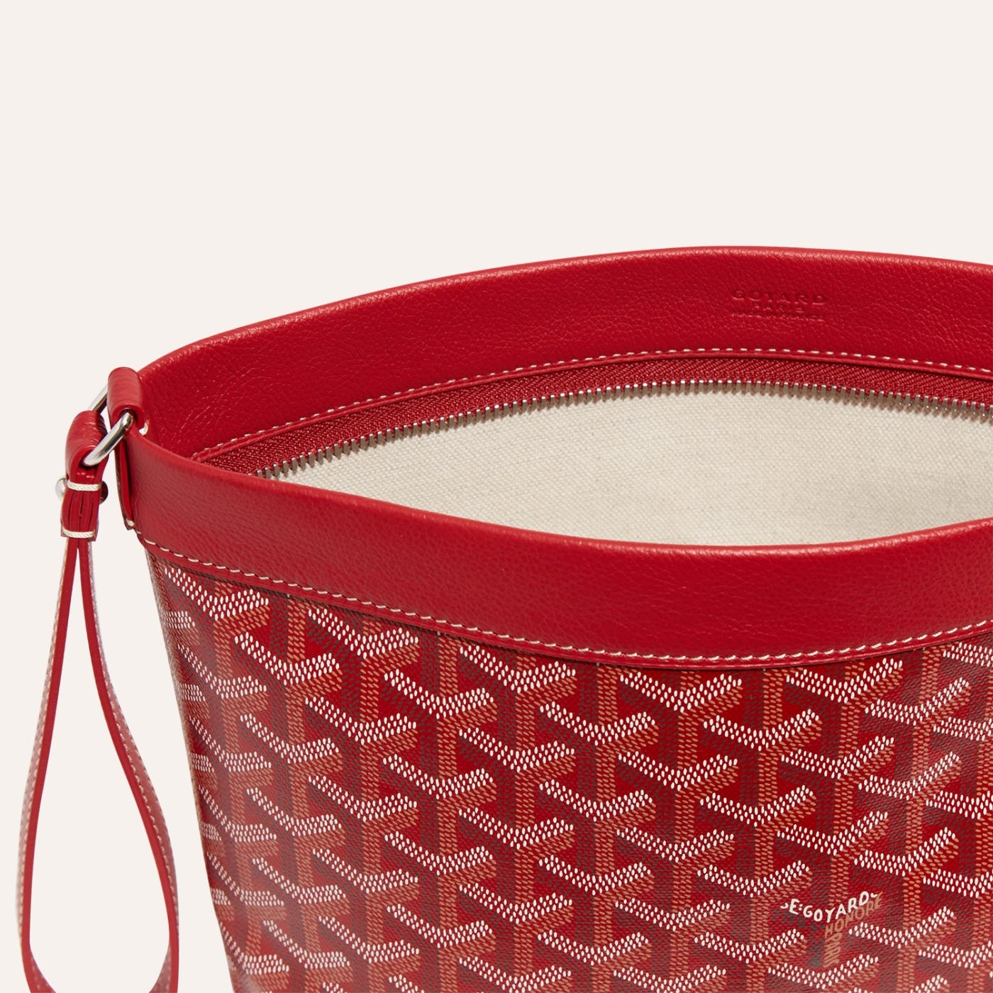 Goyard Conti Pouch Red - Image 4